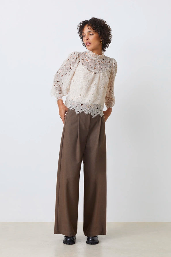 Suncoo Paris | Lucia Short Lace Blouse