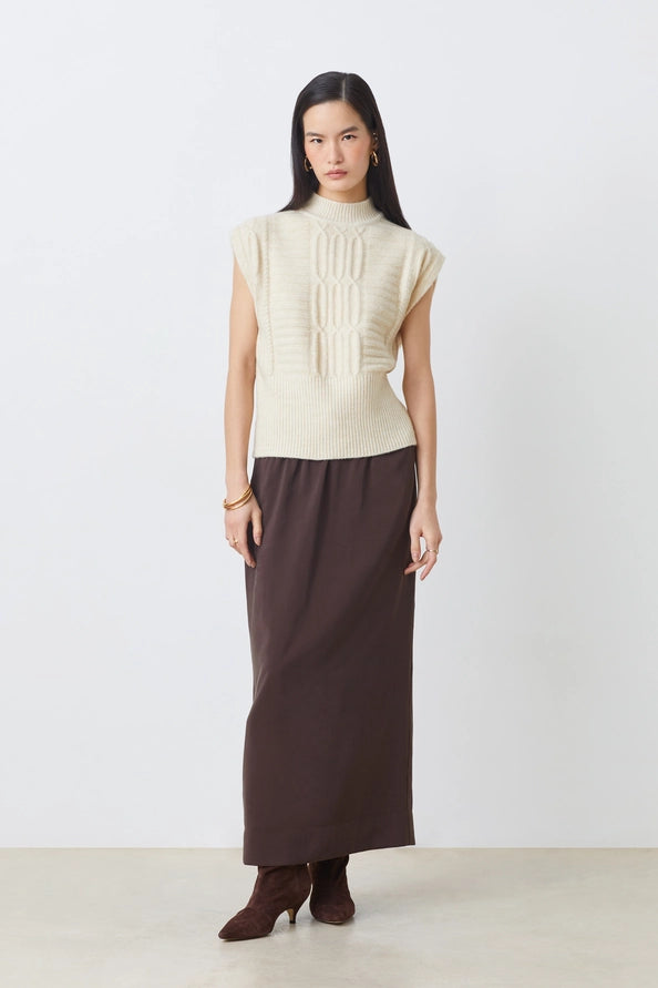 Suncoo Paris | Prusse Effen Mouwloze Trui