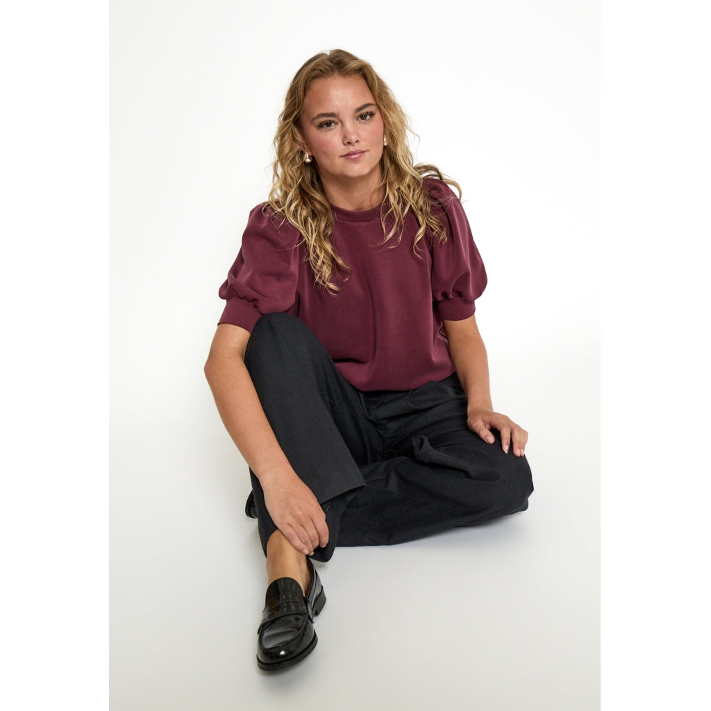 Minus | Livana T-shirt Bordeaux