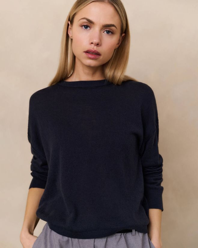 YAYA | Textured Knitted Sweater
