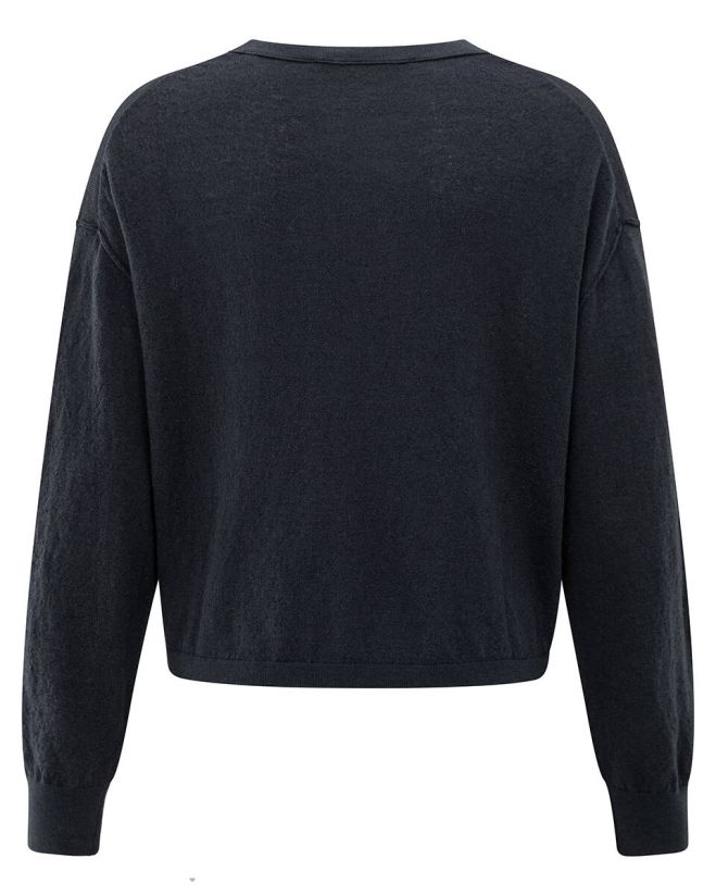 YAYA | Textured Knitted Sweater