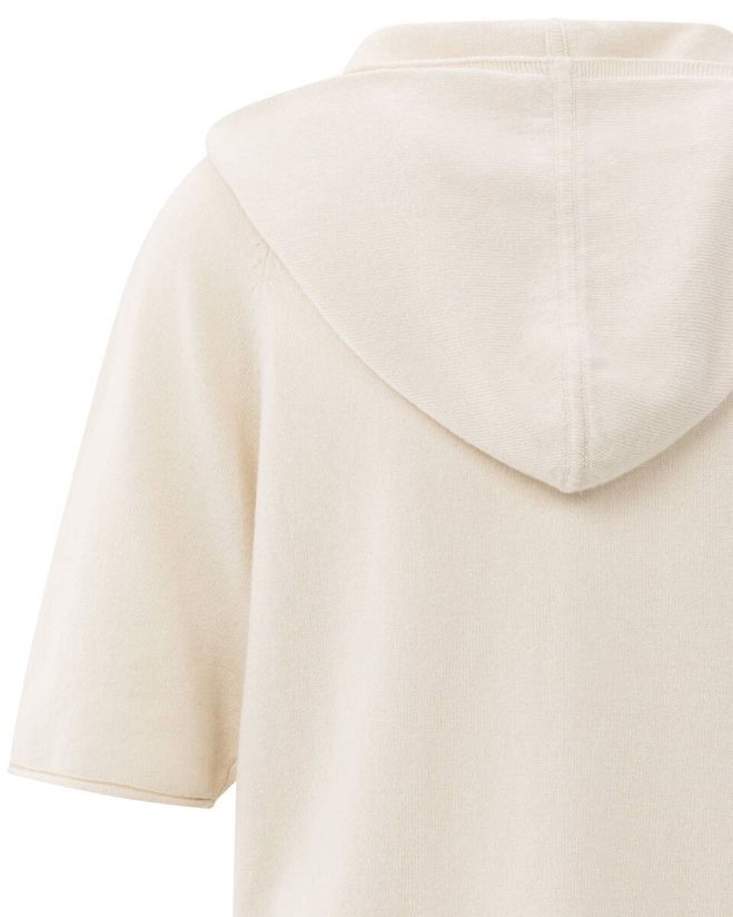 YAYA | Knitted Hoodie Licht Beige