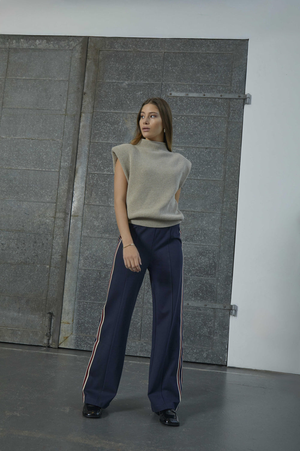 Minus | Naomi Knit Vest String Gray