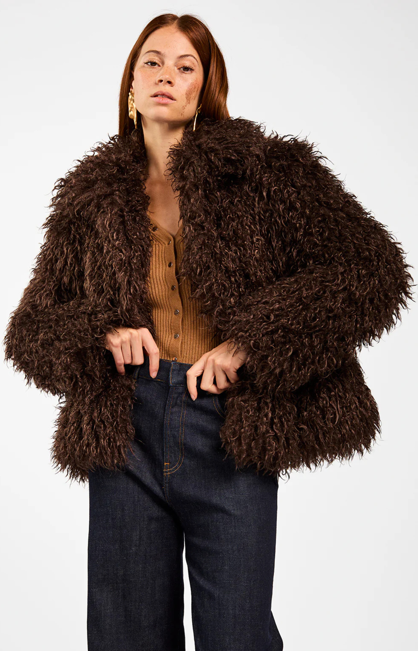 Aaiko | Cleo Coat Pinecone