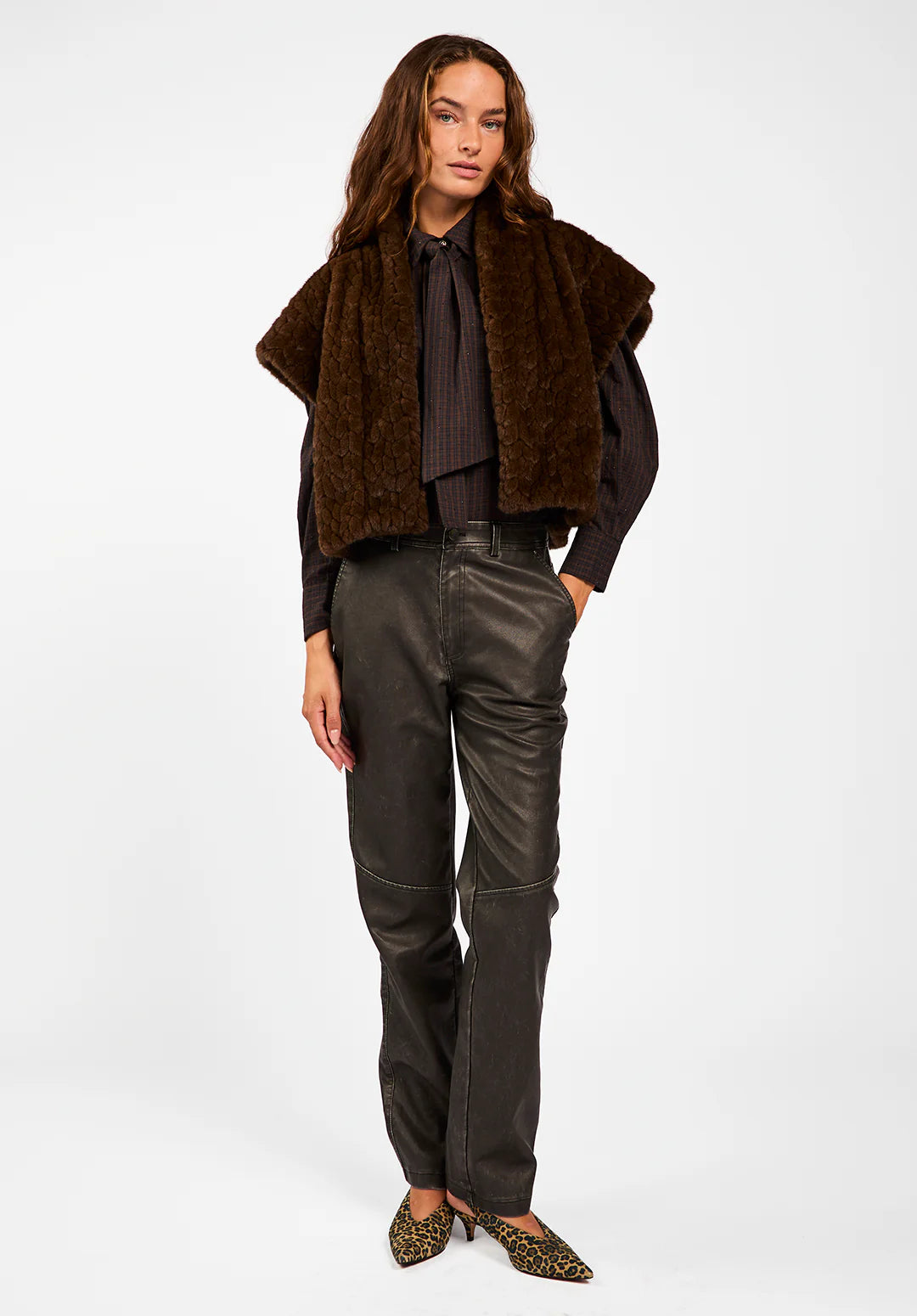 Aaiko | Amala Gilet Bruin