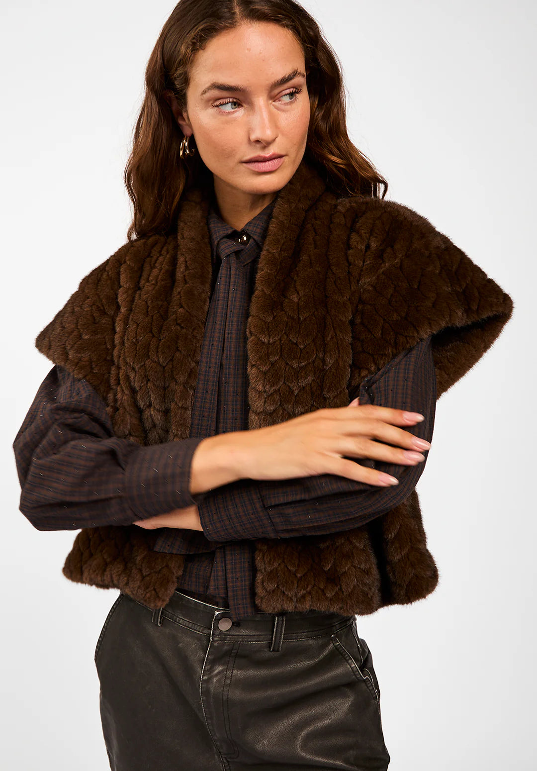 Aaiko | Amala Gilet Bruin