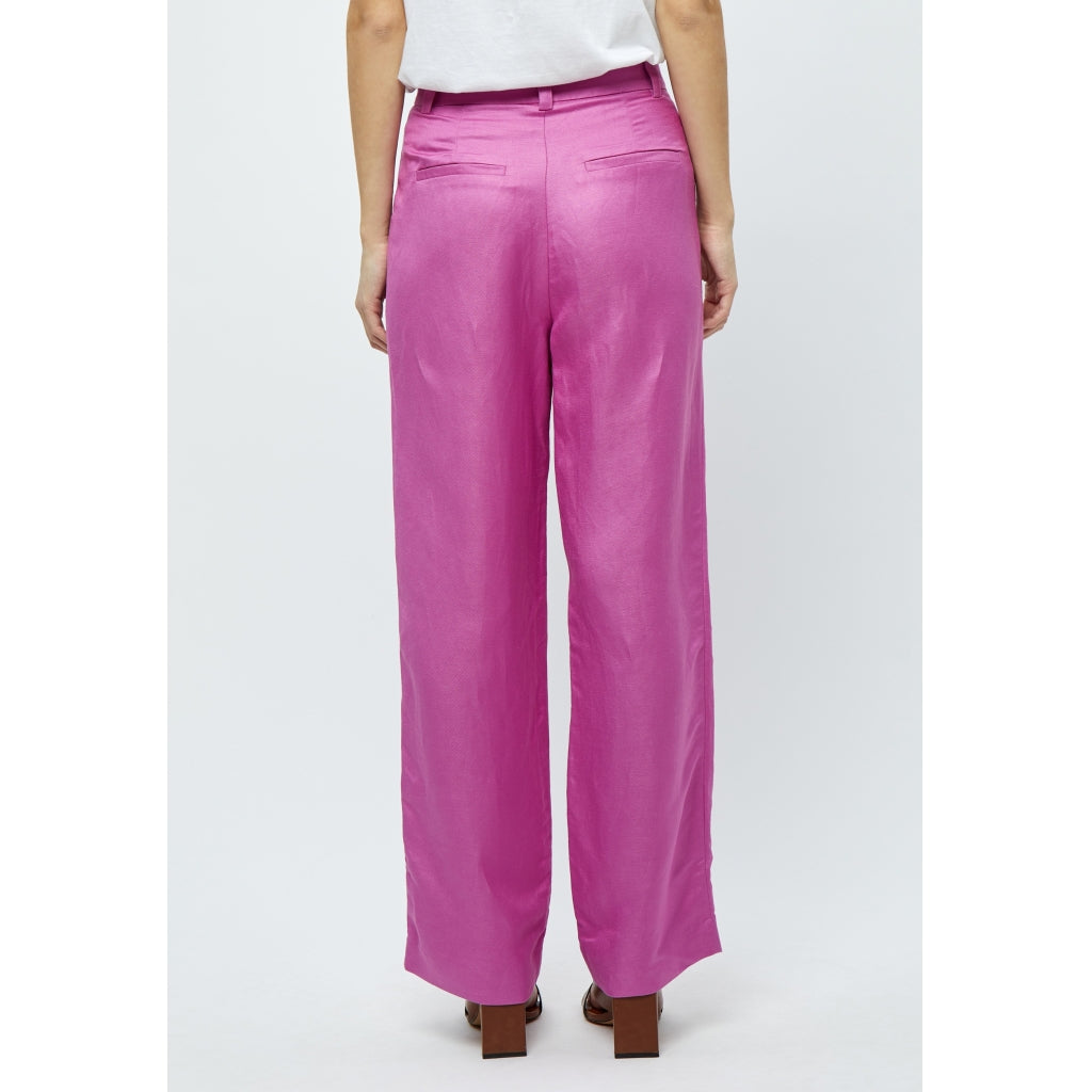 Minus | Auguste linen pants - super pink - MI5323