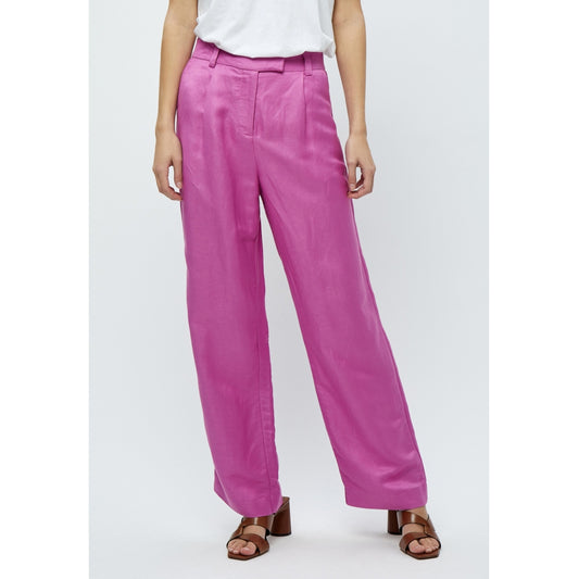 Minus | Auguste linen pants - super pink - MI5323