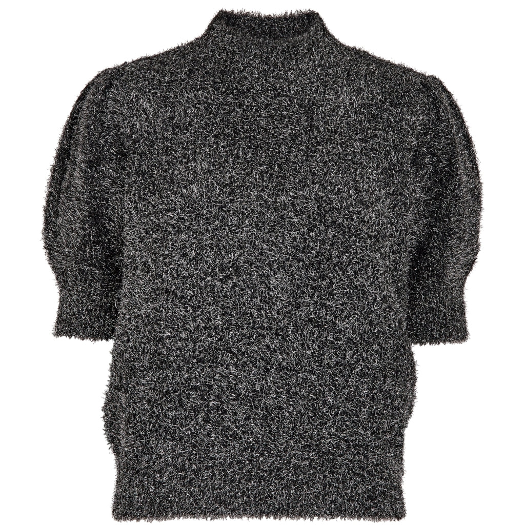 Minus | Britney knit t-shirt - silver - MI6409