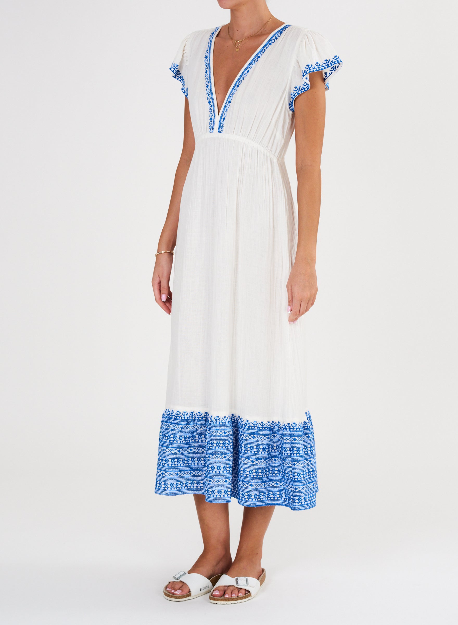 MABE | Cella dress - ecru - M545988