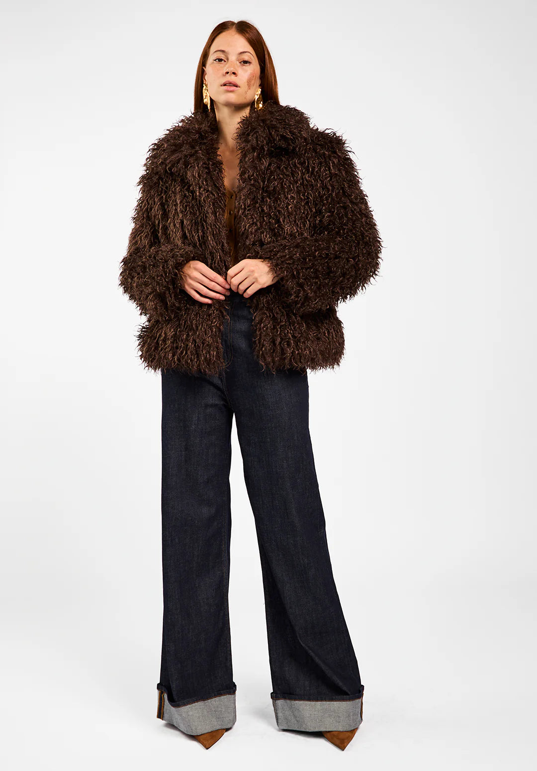 Aaiko | Cleo Coat Pinecone