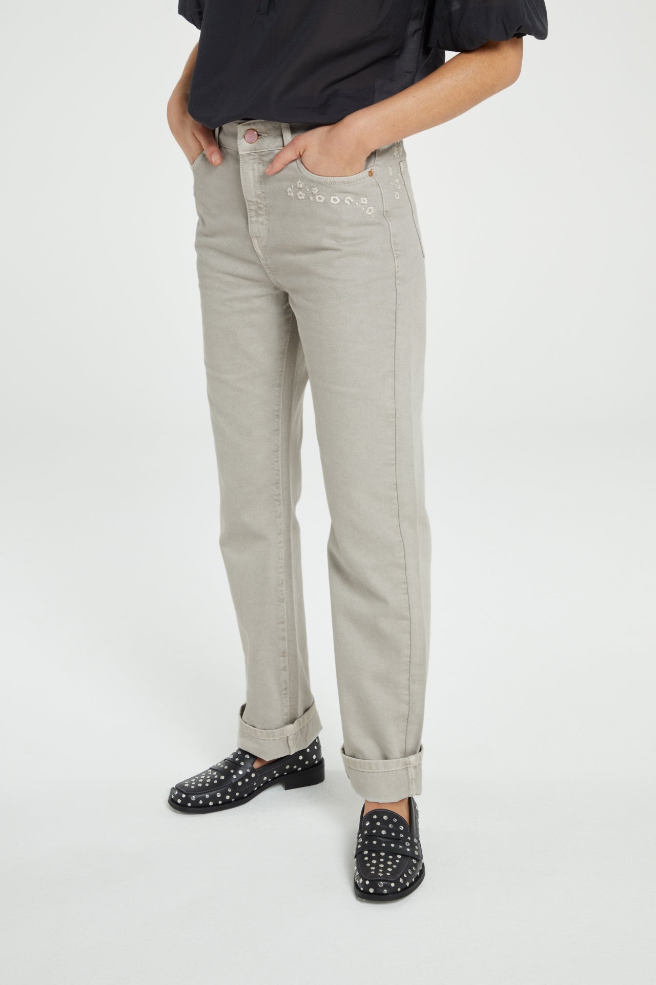 Fabienne Chapot | lola straight - pebble light grey