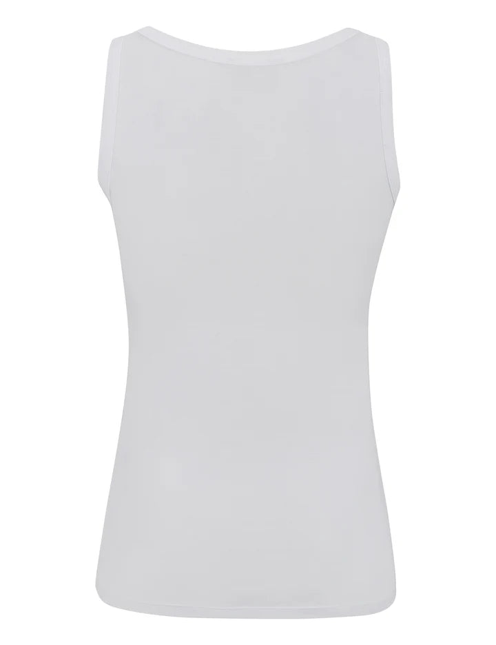 Esmé studios | ESPenelope Slim Fit Tank Top - White | ES122-309