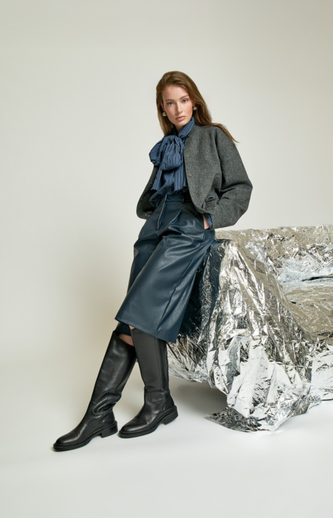 Minus | Silvina Bomber Jacket Grey