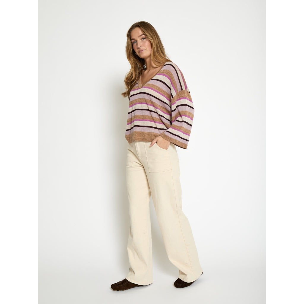 Minus | Jolina knit - mauve orchid metal - MI6689