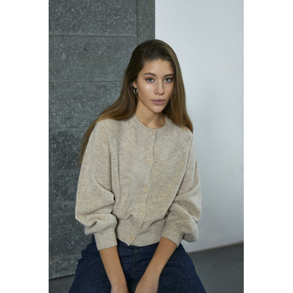 Minus | Kenna Knit Cardigan Warm Sand Melange