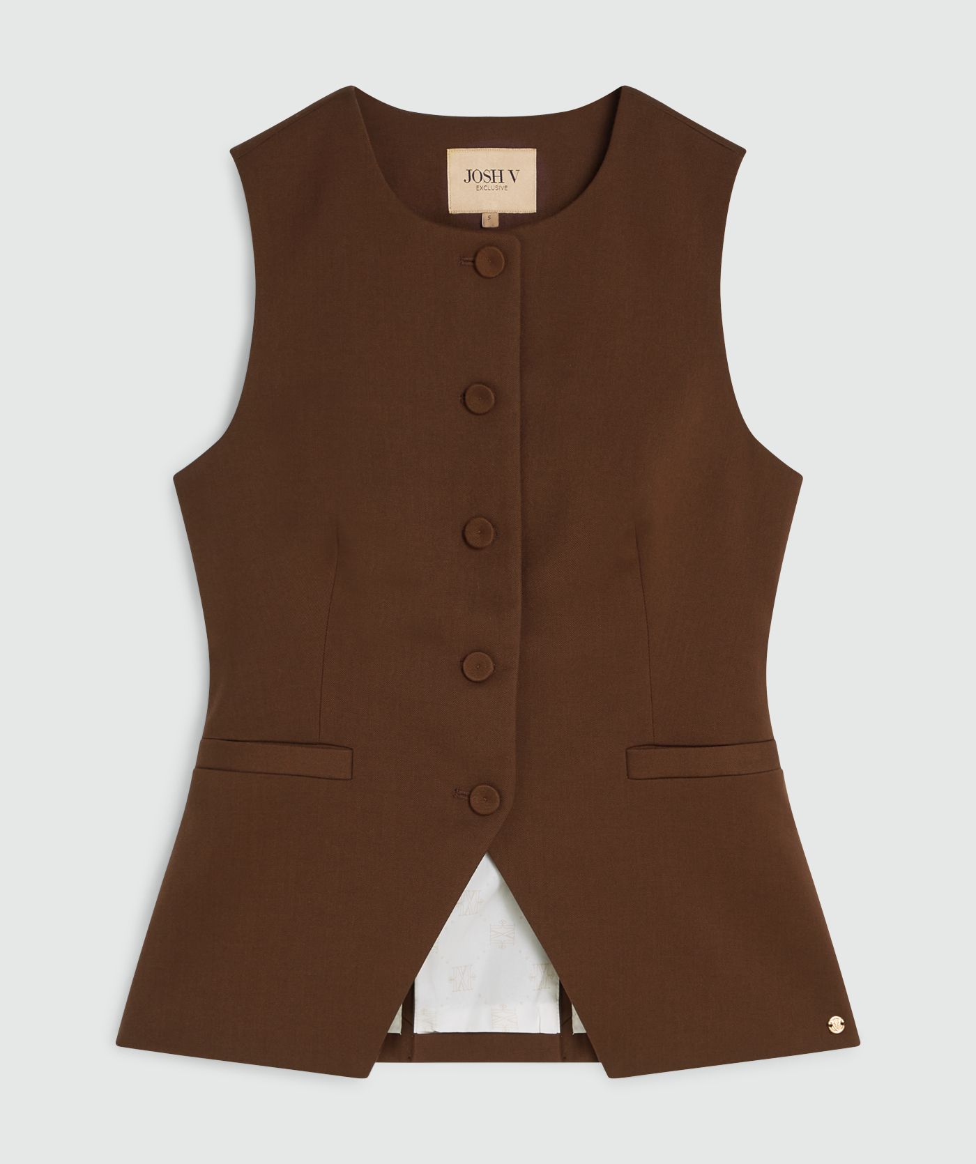 Josh V. | Kiro Gilet Dark Brown
