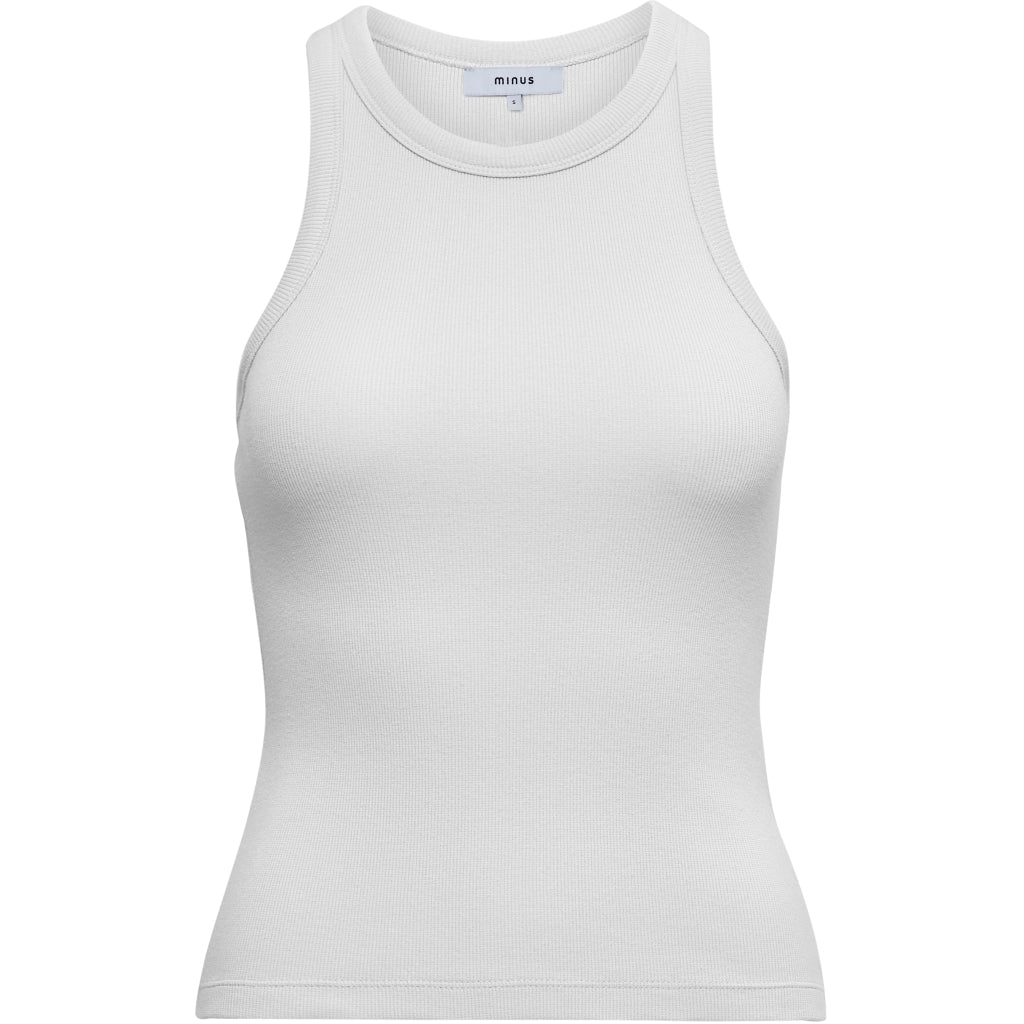 Minus | Maluna GOTS rib top -white - MI5326