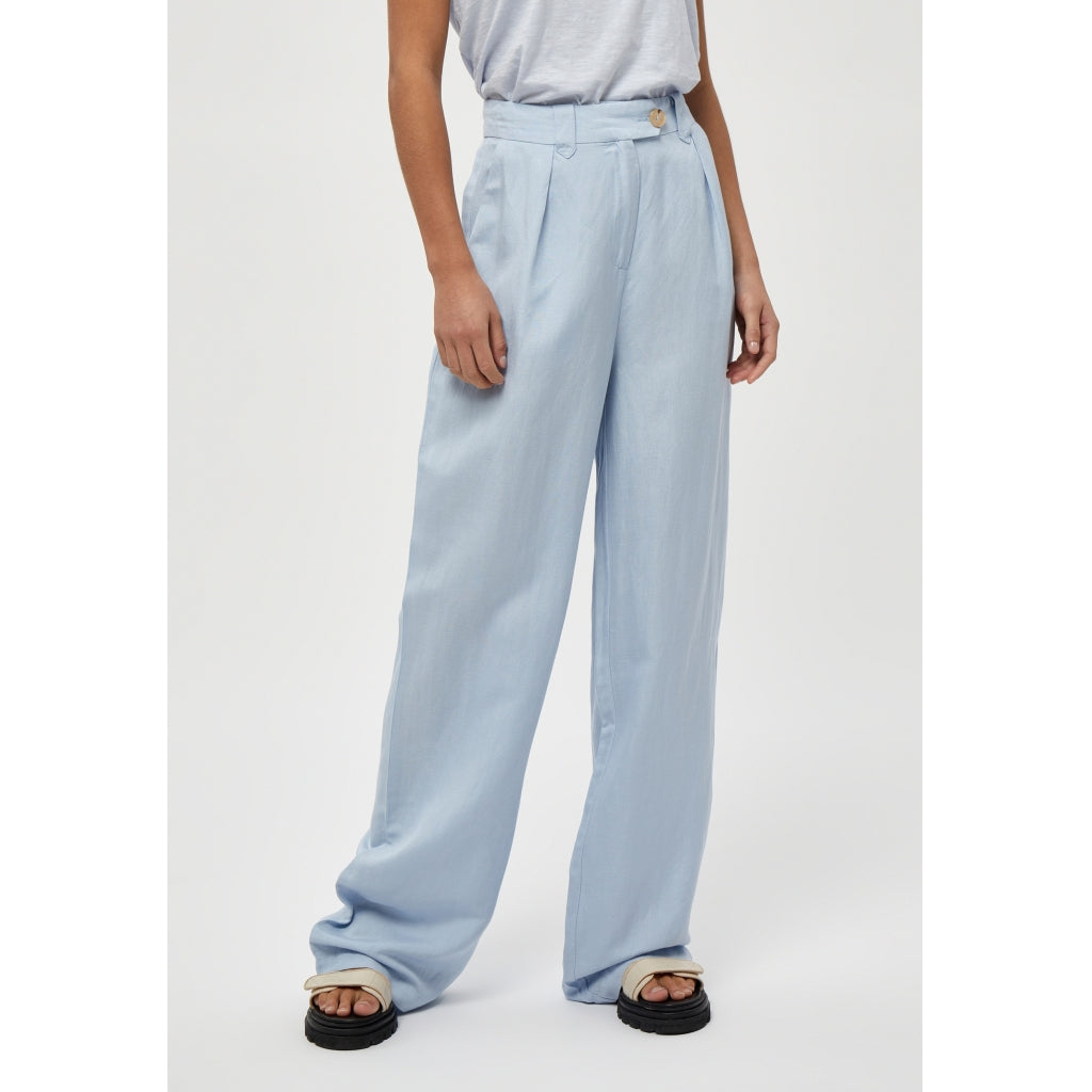 Minus | Marly linen pants - ibiza blue - MI4789