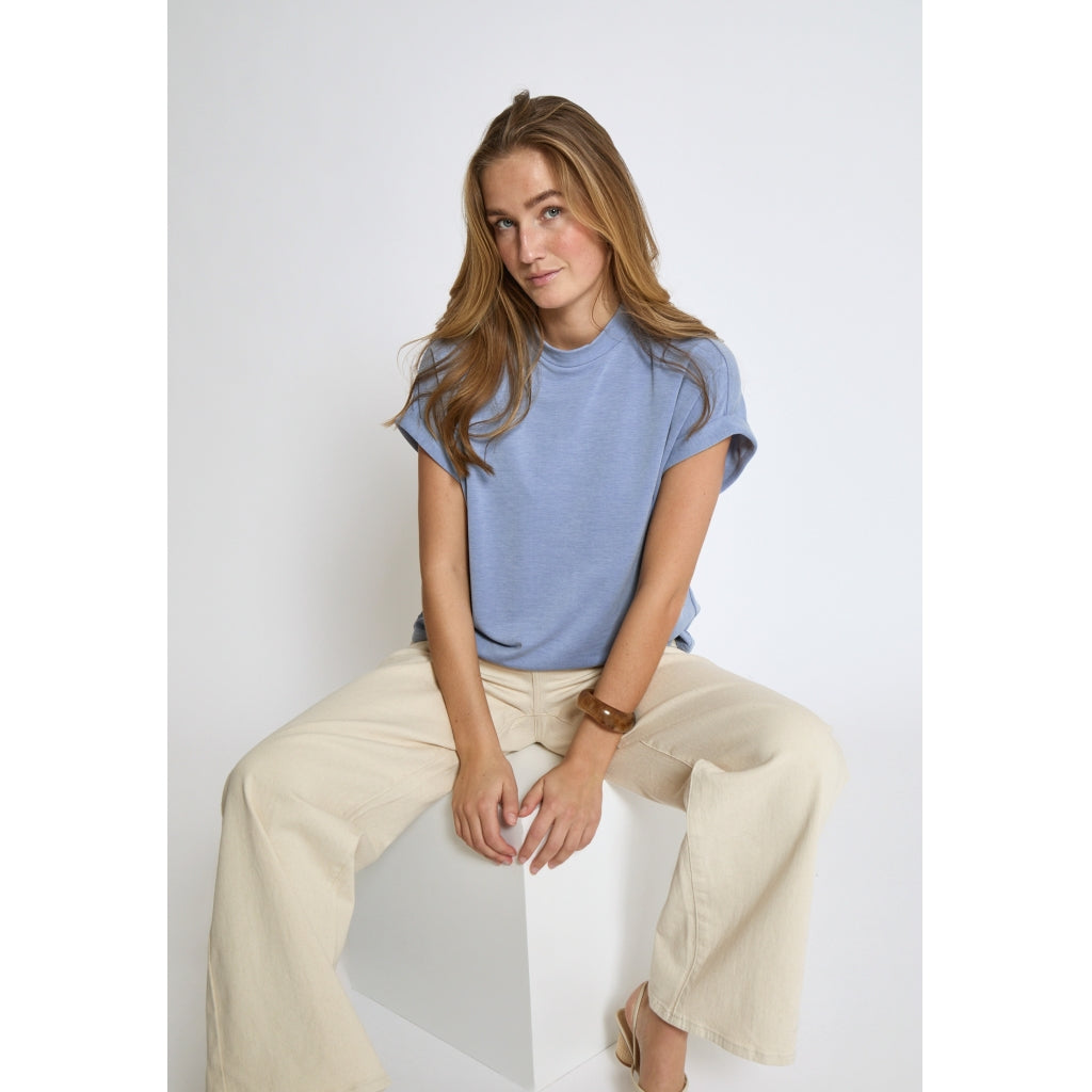 Minus | Mavelyn modal blouse - ice blue - I6052