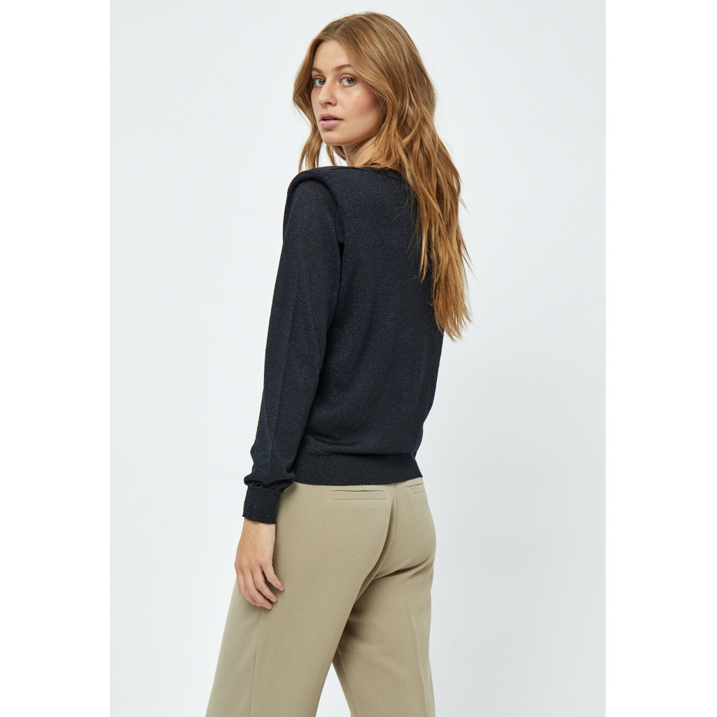 Minus | Mekira knit pullover - black metallic