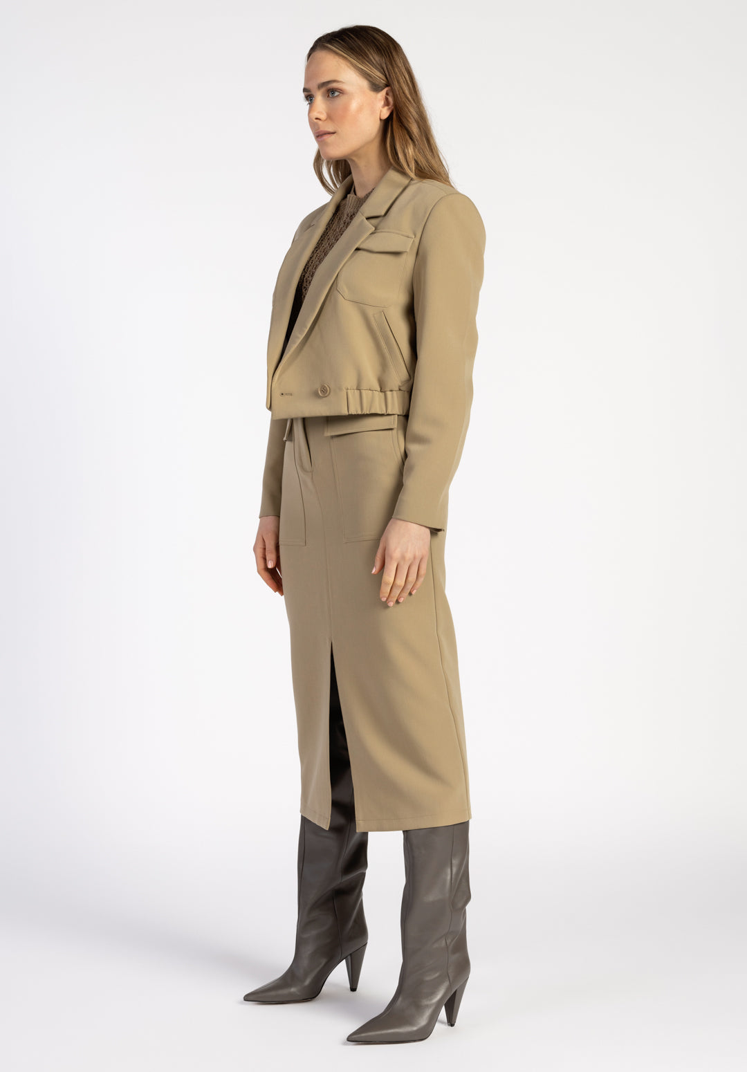 Aaiko | Salana - savanna green skirt