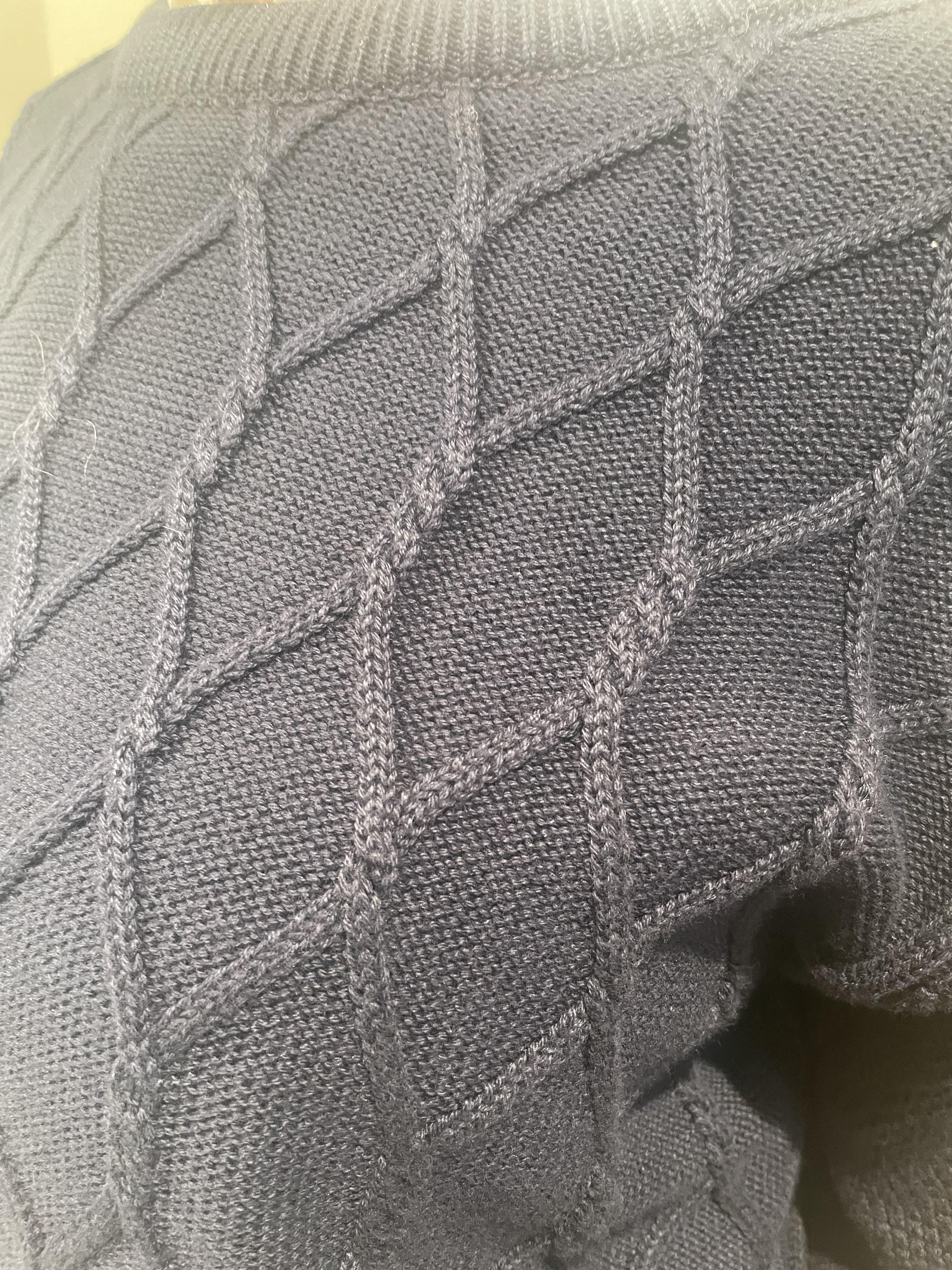 Esme Studios | Simone O-neck Knit Dark Sapphire