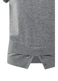YAYA | Knitted top with double hem and button details - 01-000484-508