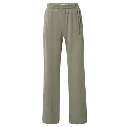 YAYA | Comfortabele broek met elastische taille en knoopdetails - 01-309061-405
