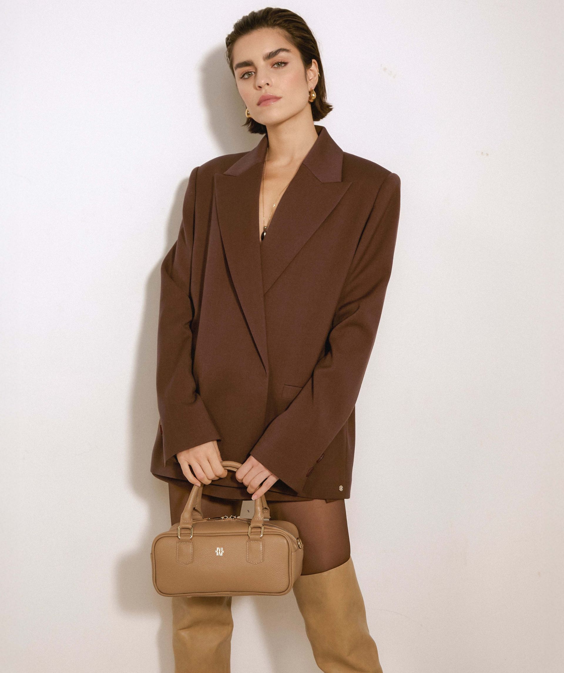 Josh V. | Deacon Oversized Blazer Dark Brown