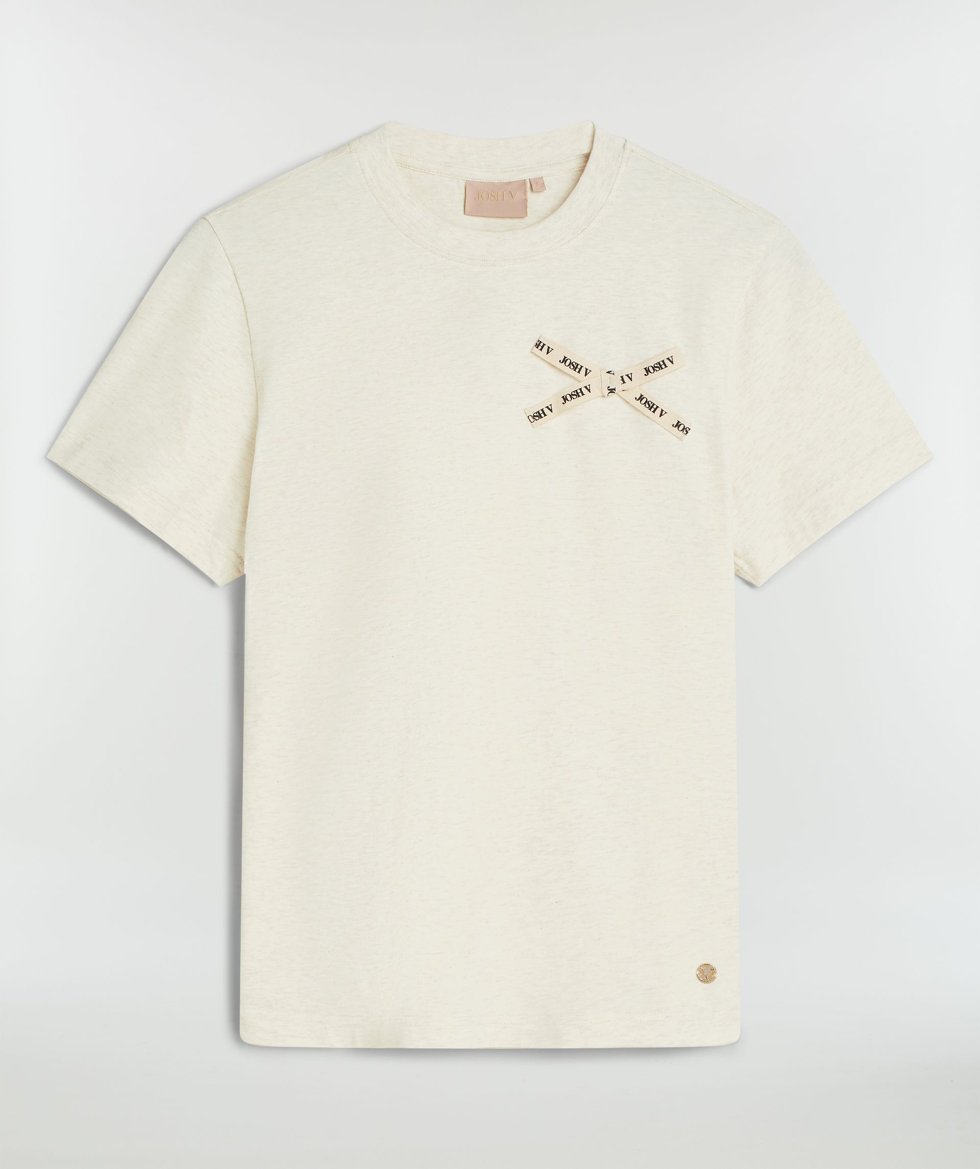 Josh V. | Dorie Bow - ecru melange - JV-2504-0001