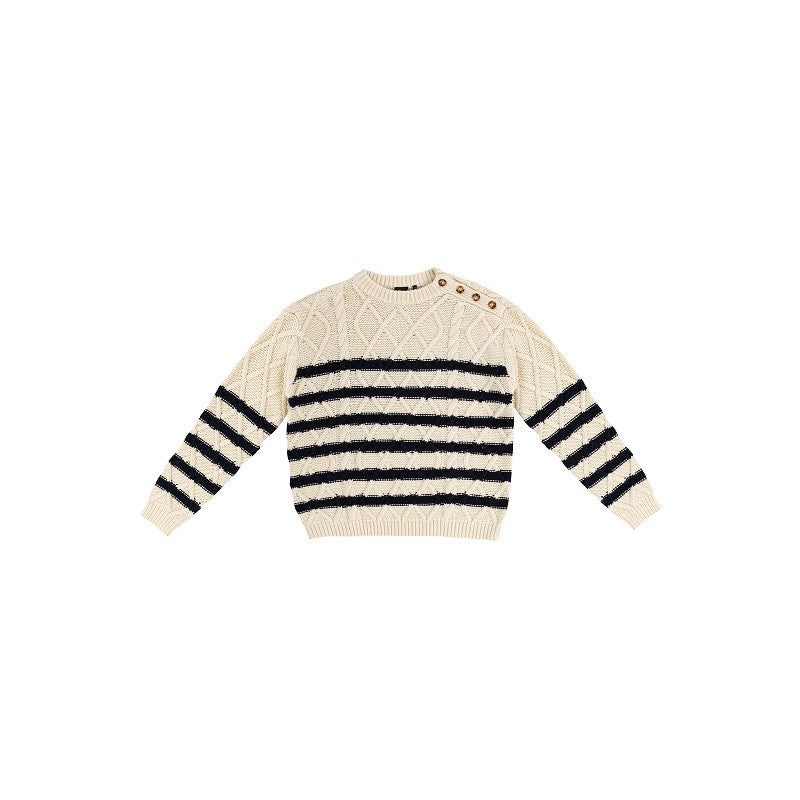 Josephine & Co | Soof sweater stripe off white
