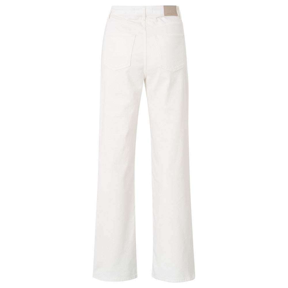 YAYA | Jeans met wijde pijpen en lange lengte (L34) - egret off white - 01-311085-503