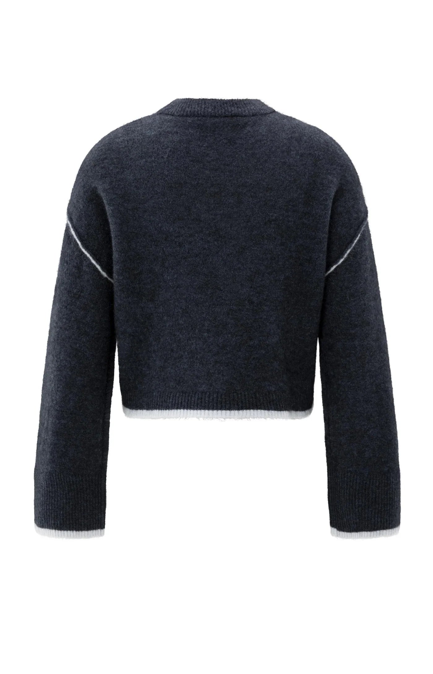 YAYA | Knitted Sweater Collegiate Blue Melange