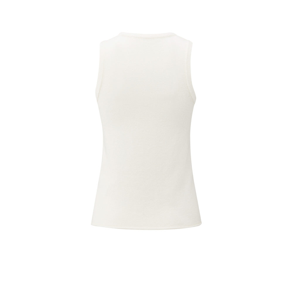 YAYA | Gebreide Trui Offwhite Knit Melange