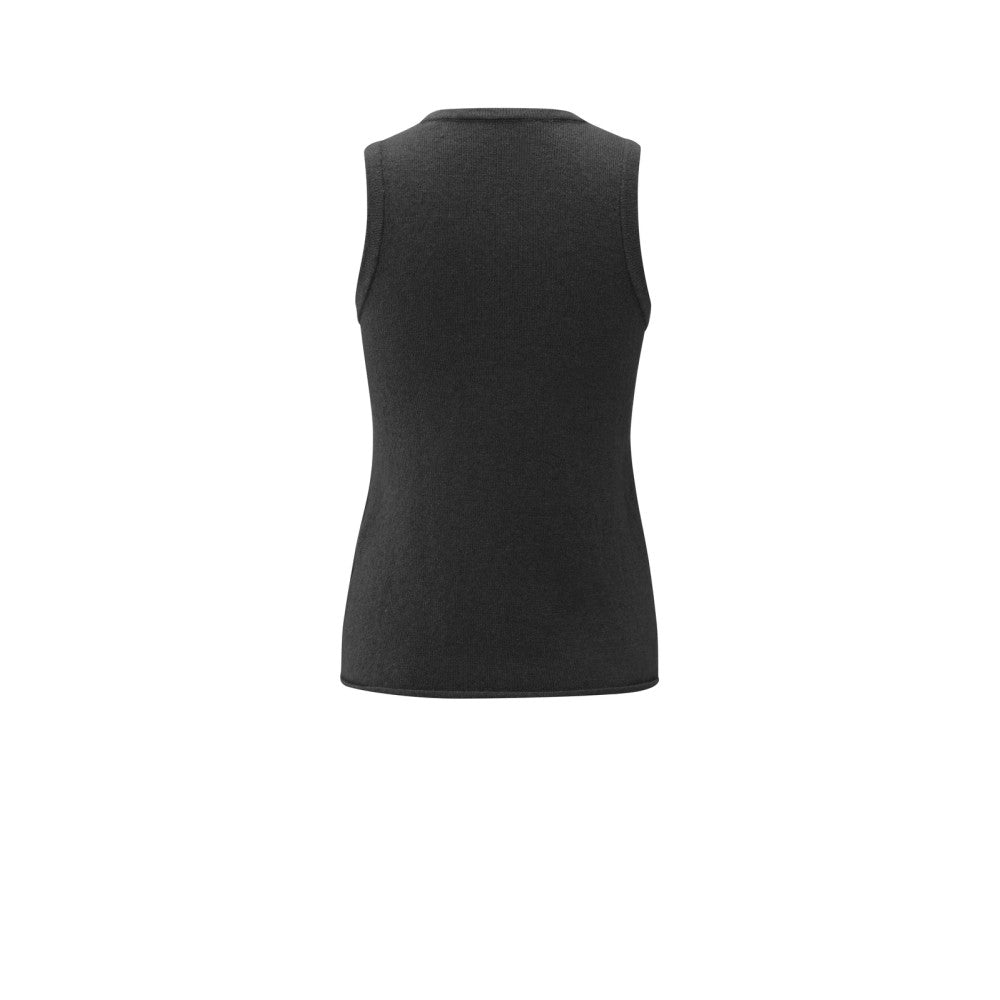 YAYA | Gebreide Trui Oyster Black Melange