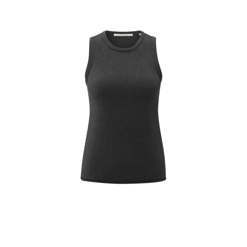 YAYA | Gebreide Trui Oyster Black Melange