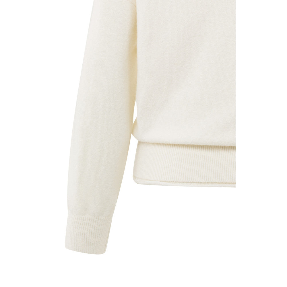 YAYA | Gebreide Trui Offwhite Knit Melange