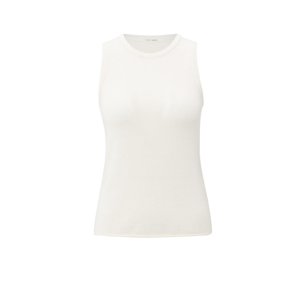 YAYA | Gebreide Trui Offwhite Knit Melange