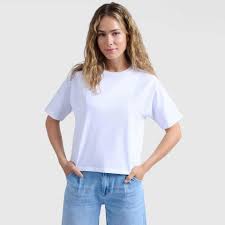 YAYA | T-shirt met korte mouwen en gemêleerde textuur - pure white - 01-109089-506