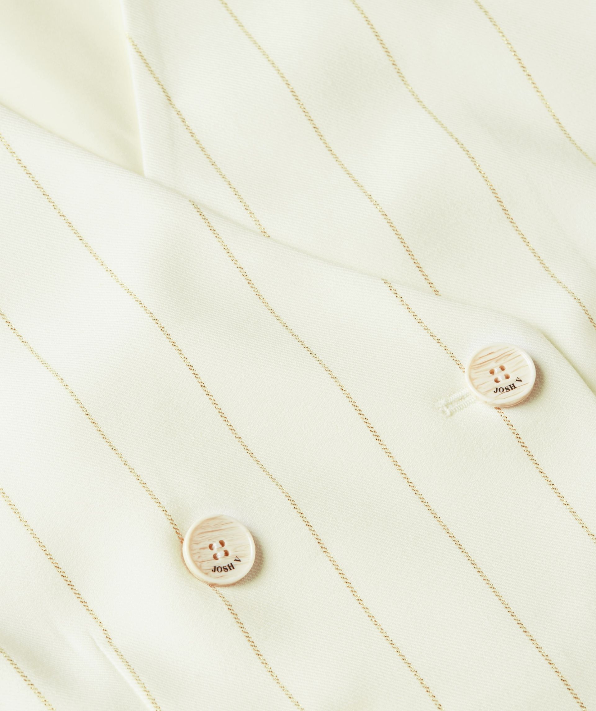 Josh V | Leva cropped gilet - light ecru - JV-2506-0107