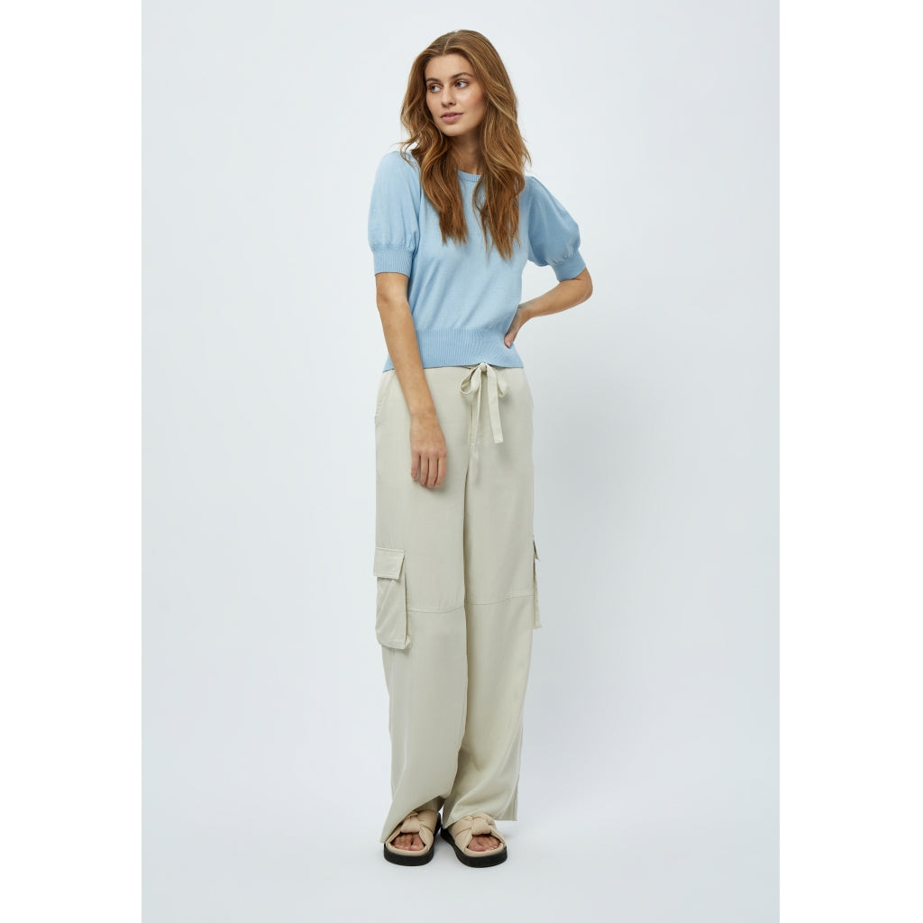 Minus | Liva knit tee - ice blue