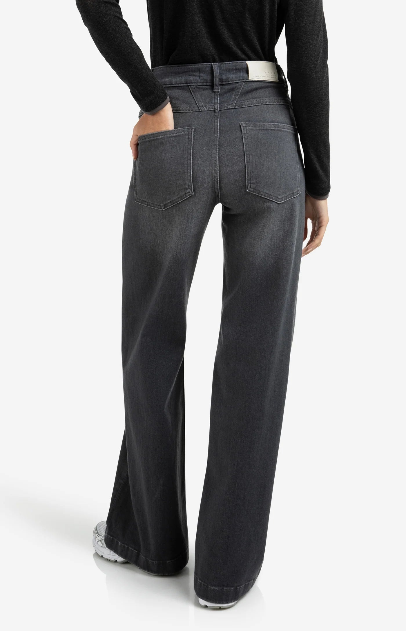 YAYA | Loose Fit Denim Light Grey