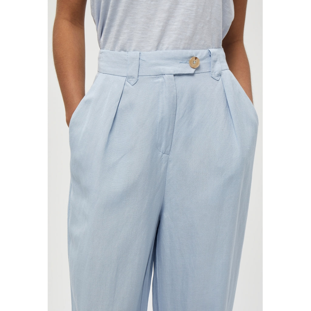 Minus | Marly linen pants - ibiza blue - MI4789