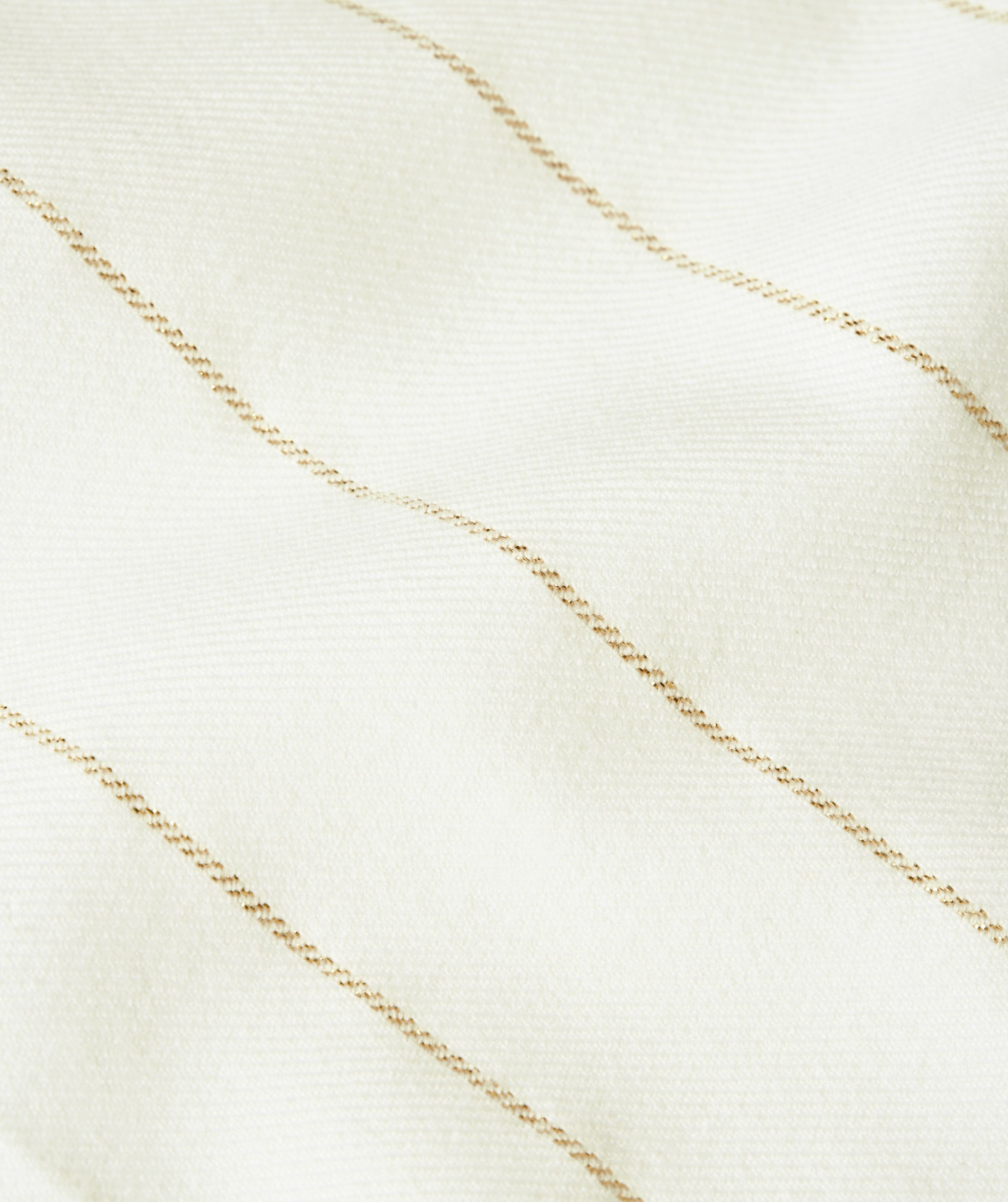 Josh V. | Mies  - high waisted wide leg pantalon met lurex - light ecru - JV-2506-0402