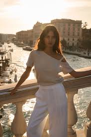 YAYA | milkbrown melange t-shirt met schouderbandje - milk brown melange - 01-709304-507