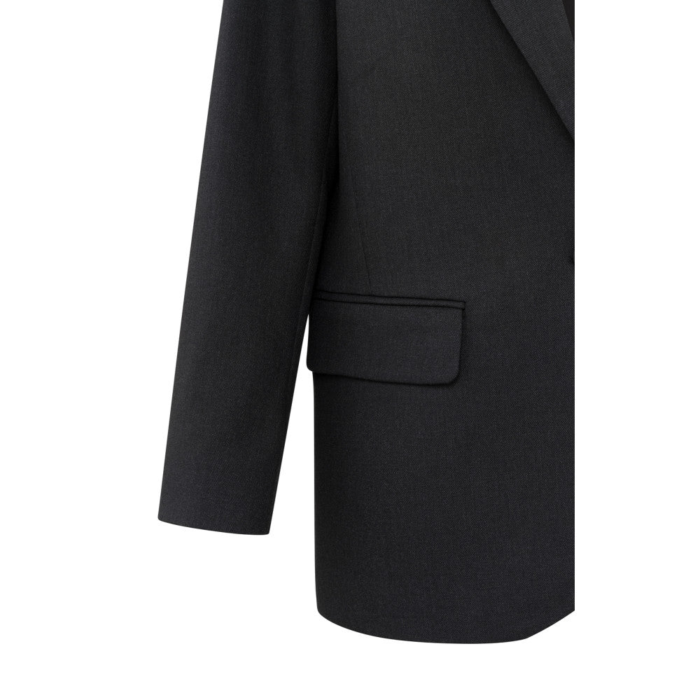 YAYA | Oversized blazer met lange mouwen, zakken en enkele knoop - 01-501051-409