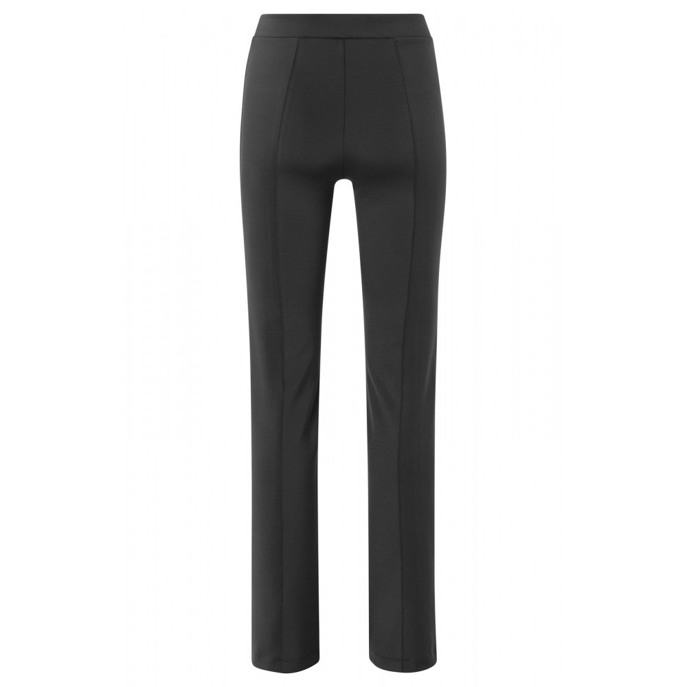 YAYA | Scuba legging with flared leg and slit in slim fit - 01-309089-310
