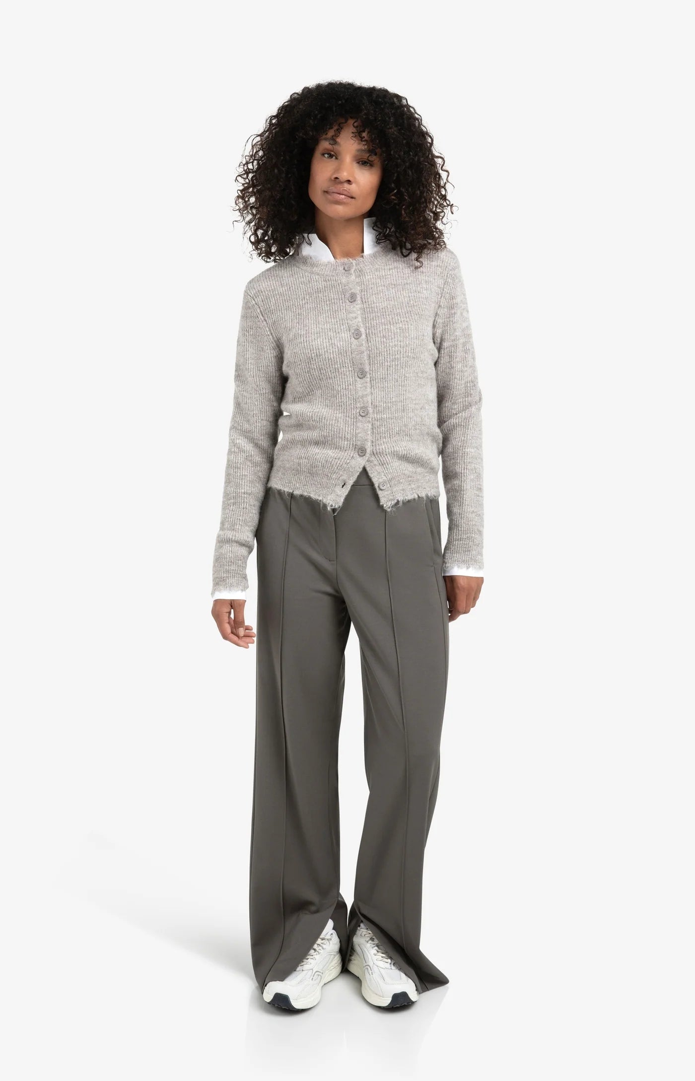 YAYA | Cardigan Cloud Grey Melange