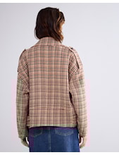 Summum | Short Jacket Check Wool - multicolor - 1s1195-12061